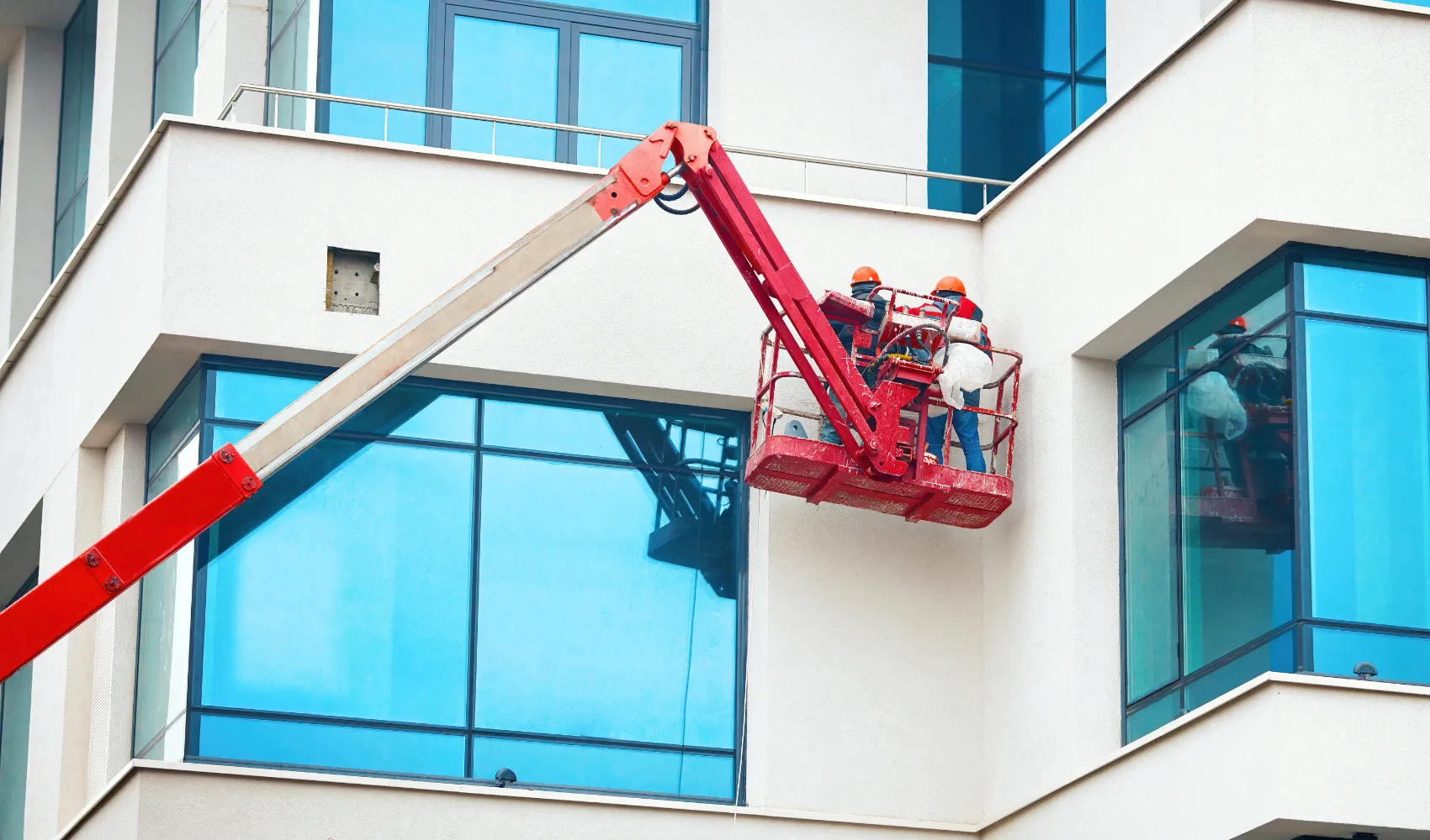 High-rise commercial exterior painting services for office buildings in Los Angeles, CA